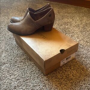 Born Shawna Taupe Suede Bootie